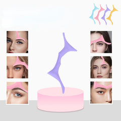 Reusable Silicone Eyebrow Stencil for Perfect Makeup