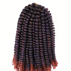 Ombre Spring Twist Crochet Hair Extensions 20 32 Cm Synthetic Fiber Hair