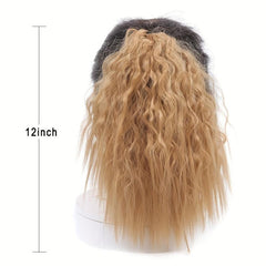 Curly Ponytail Extensions Clip In Synthetic Afro Pony Tail Women Hairpiece
