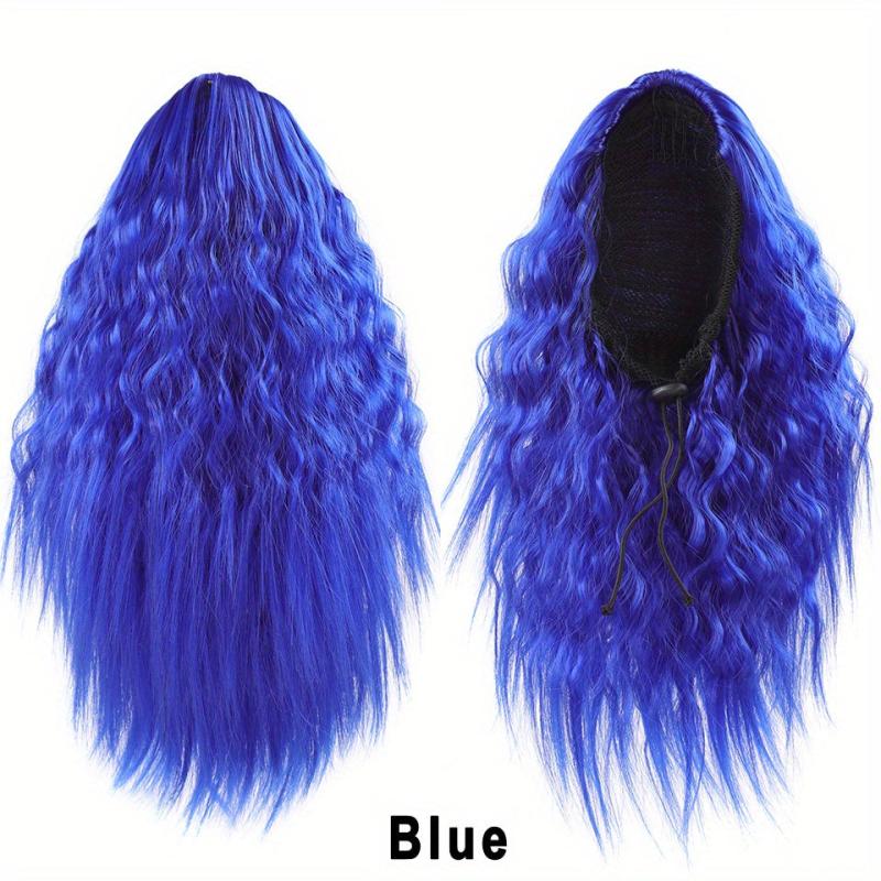 Curly Ponytail Extensions Clip In Synthetic Afro Pony Tail Women Hairpiece