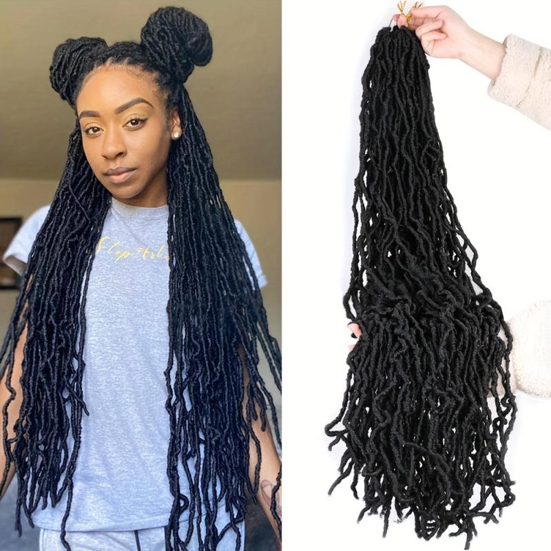 Soft Locs Crochet Hair Extensions Natural Curly Faux Locs Crochet Braids