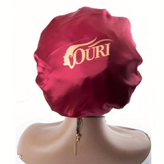 OURI Satin Bonnet For Sleeping - Satin Night Cap with Elastic Band