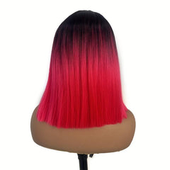 35 56 Cm Ombre Straight Hair Wigs Short Bob Lace Front Wigs