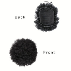 Kinky Curly Afro Puff Ponytail Extension for Women