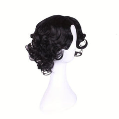 Princess Short Curly Bob Synthetic Wig for Halloween Cosplay