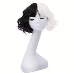 Princess Short Curly Bob Synthetic Wig for Halloween Cosplay