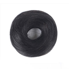 Short Straight Hair Puffy Hair Rubber Band Type Straight Hair Loop