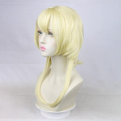 Golden Curly Layered Cosplay Wig for Party Halloween