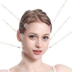 Face Lifting Stickers 8 Ropes 20 Patches Facial Firming And Stretching
