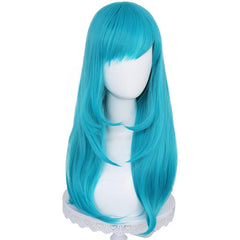 Anime Braided Ponytail Long Straight Cosplay Wig Twist Braid Hair