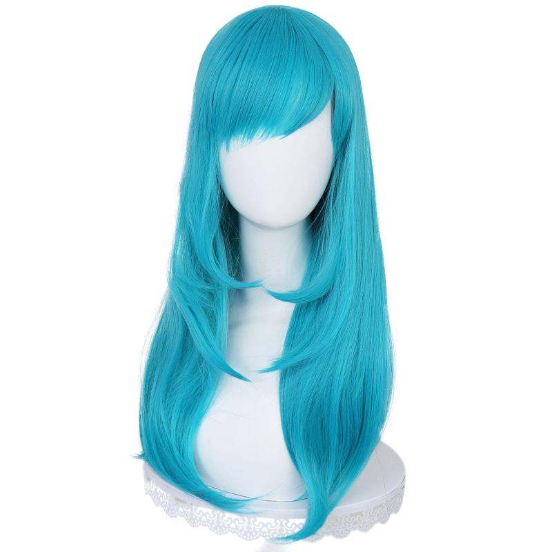 Anime Braided Ponytail Long Straight Cosplay Wig Twist Braid Hair