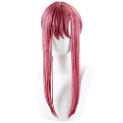 Pink Synthetic Twist Braid Hair Wig with Bangs for Women Cosplay 60-96cm