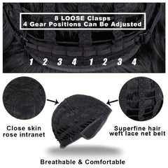 Short Bob Curly Wig No Lace Lady Side Part Synthetic Hair Wig