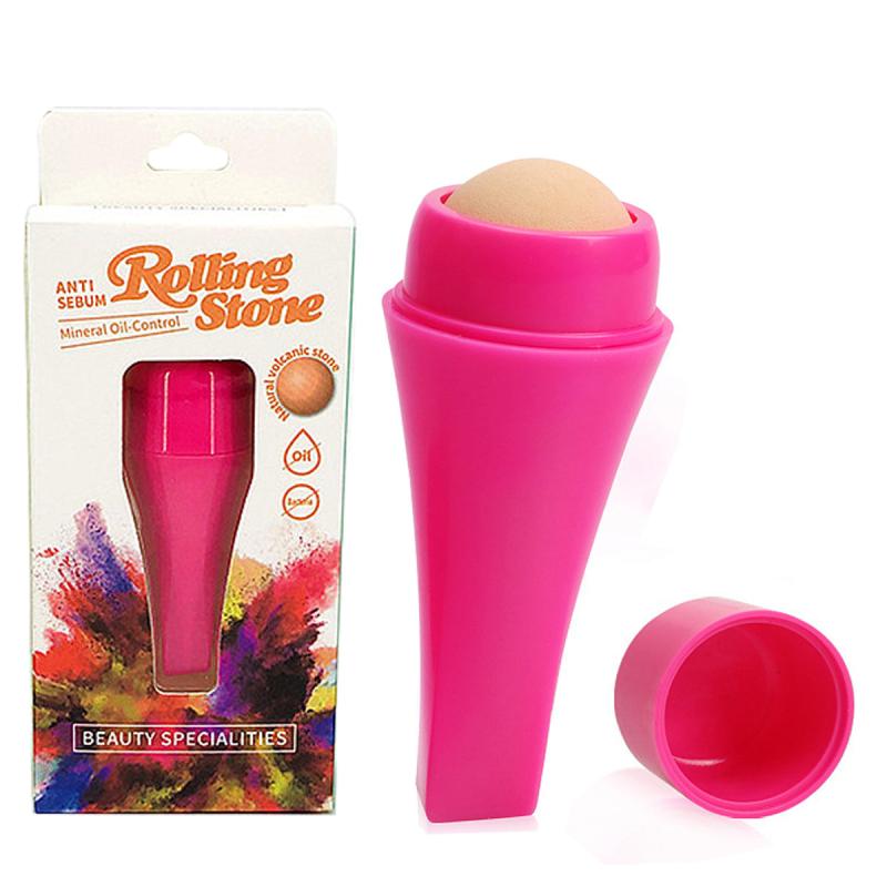 Portable Volcanic Stone Roller for Oily Skin Care