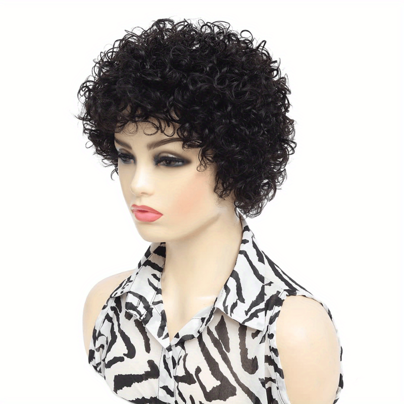Natural Brown Highlights Glueless Human Hair Wigs for Women