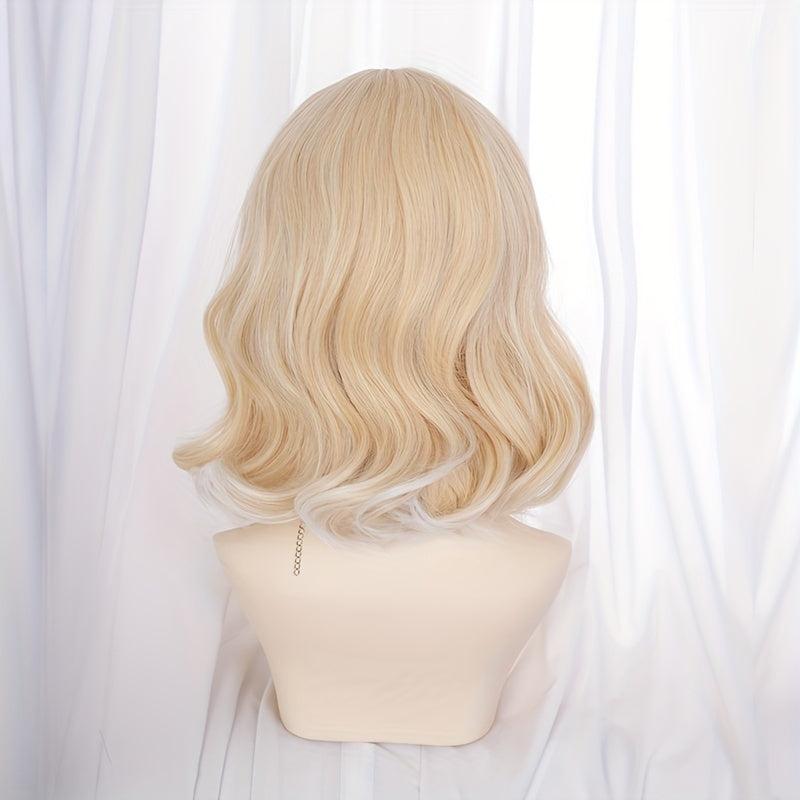 55 88 Cm Water Wave Hair Wigs With Bangs For Women
