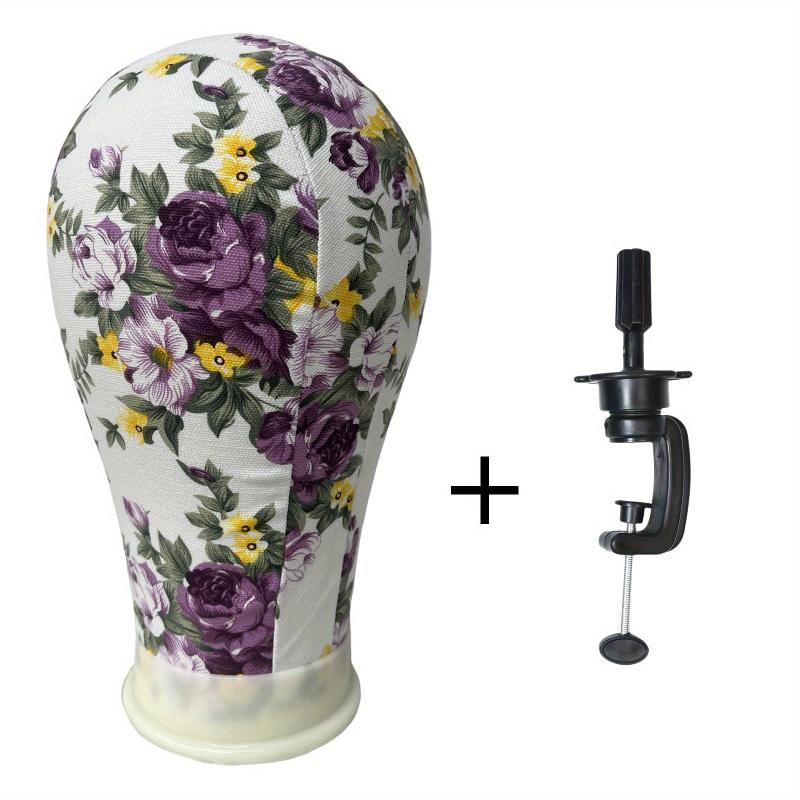 Canvas Block Head Mannequin Head For Hair Extension Display