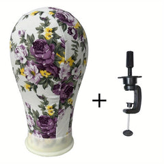 Canvas Block Head Mannequin Head For Hair Extension Display
