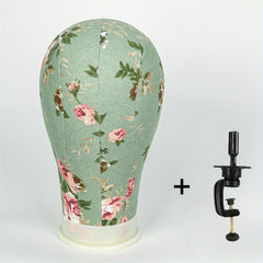 Canvas Block Head Mannequin Head For Hair Extension Display