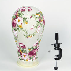 Canvas Block Head Mannequin Head For Hair Extension Display