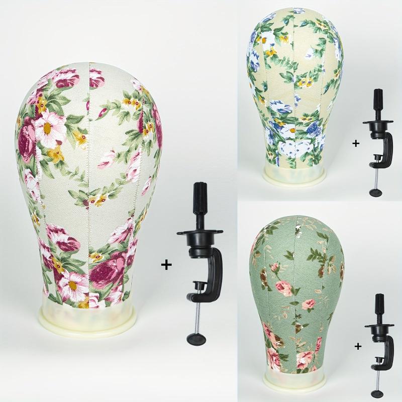 Canvas Block Head Mannequin Head For Hair Extension Display