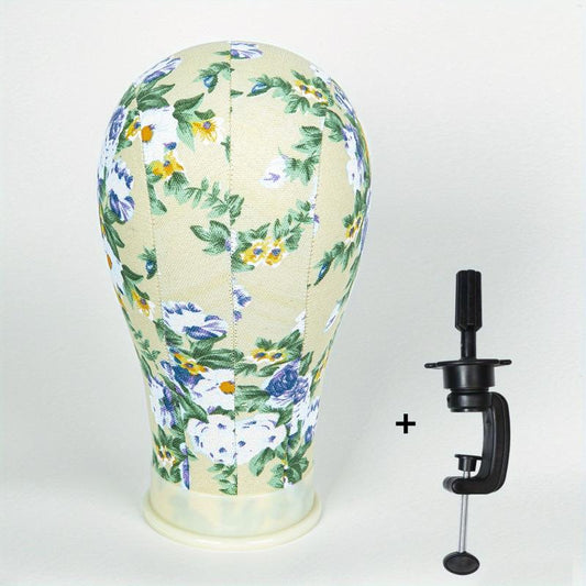 Canvas Block Head Mannequin Head For Hair Extension Display