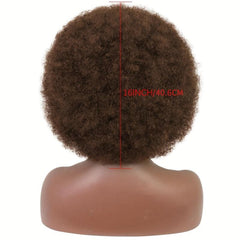 Afro Kinky Curly Wig with Bangs for Daily Wear, Parties, Cosplay
