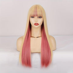 Long Straight Bob Wig with Bangs Natural Look Beginner Friendly
