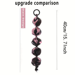 Y2K Pink Ombre Braiding Ponytail Extensions