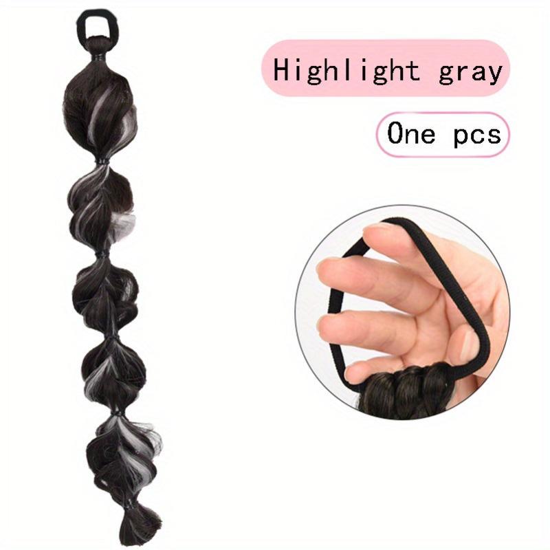 Y2K Pink Ombre Braiding Ponytail Extensions