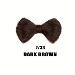 Bowknot Hair Bun Synthetic Hair Chignon For Women