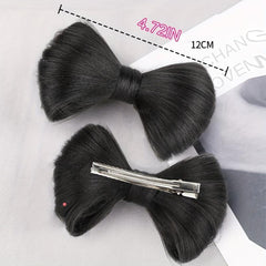 Bowknot Hair Bun Synthetic Hair Chignon For Women