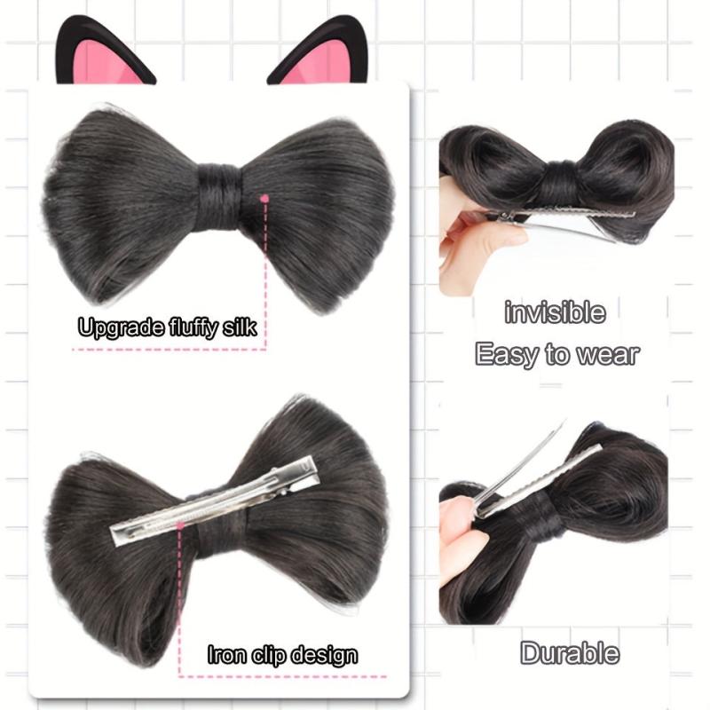 Bowknot Hair Bun Synthetic Hair Chignon For Women
