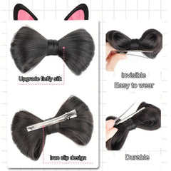 Bowknot Hair Bun Synthetic Hair Chignon For Women