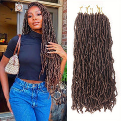 12pcs Soft Locs 76.2 cm Goddess Locs Crochet Hair Extensions