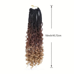 45 72 Cm Boho Box Braids 1 Pack 14 Strands Goddess Box Braids Crochet Hair