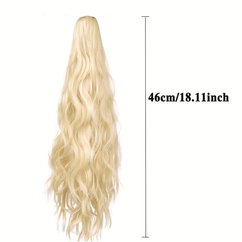 Curly Wavy Claw Ponytail Hair Extensions Natural Looking
