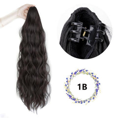 Curly Wavy Claw Ponytail Hair Extensions Natural Looking