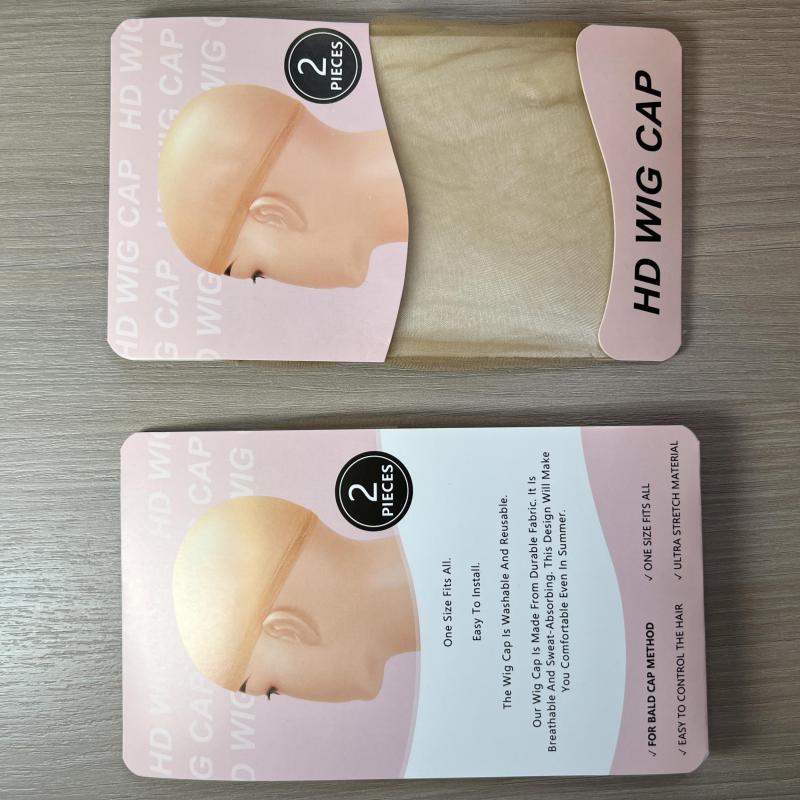 20 PCS Nylon Stocking Wig Cap Thin Bald Cap For Women Strap Elastic Band