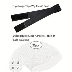 Magic Tape Elastic Band & Adhesive Tape for Lace Front Wigs
