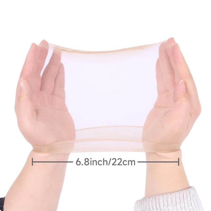 4pcs Wig Stockings And Net Cap Wig Headgear Single Pass Hair Net Nylon Stockings