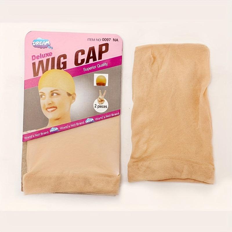 4pcs Wig Stockings And Net Cap Wig Headgear Single Pass Hair Net Nylon Stockings