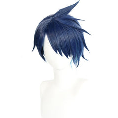 Short Dark Synthetic Wig for Daily Anime Cosplay