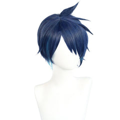 Short Dark Synthetic Wig for Daily Anime Cosplay
