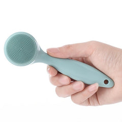 Silicone Facial Cleansing Brush with Head Replacement Blackhead Cleaning Tool