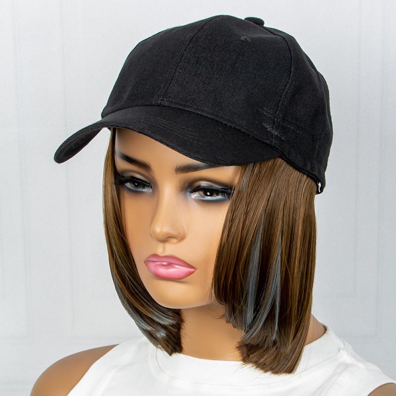 Gray Synthetic Bob Wig for Women
