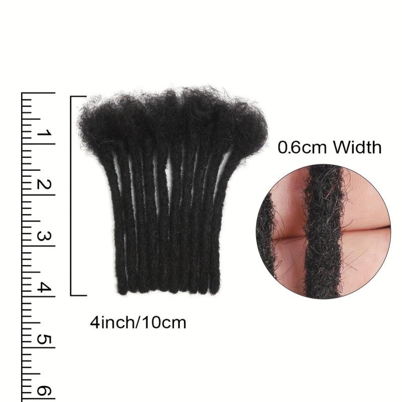100 Human Hair Reggae Dreadlocks Hair Extensions Soft Braid