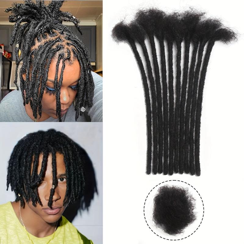100 Human Hair Reggae Dreadlocks Hair Extensions Soft Braid