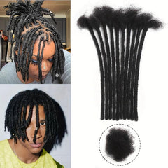 100 Human Hair Reggae Dreadlocks Hair Extensions Soft Braid