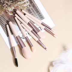 8PCS Synthetic Makeup Brush Set Foundation Blush Eyebrows Shadow Lip Brush